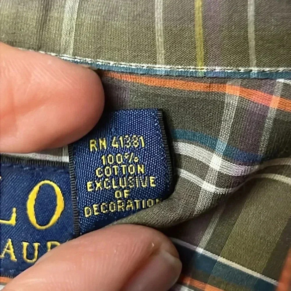 Paulo Ralph Lauren mens button up dress shirt slim fit neck 15 1/2 wedding event - Picture 3 of 8